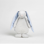 Veilleuse Moonie lapin Sky grise avec oreilles bleues