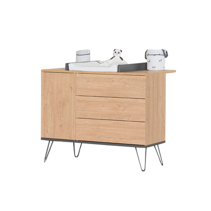 Commode 1 Porte 3 Tiroirs AMBRA BEBE9 CREATION