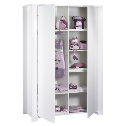 Armoire 2 portes LOFT Blanc SAUTHON - 4