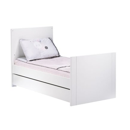 Chambre Lit 140x70 commode armoire LOFT Blanc SAUTHON - 5