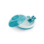 Assiette garde au chaud couverts turquoise