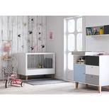 Chambre DUO Concept lit 70x140+commode Bleu