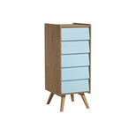 Chiffonnier Vox Vintage bois/bleu