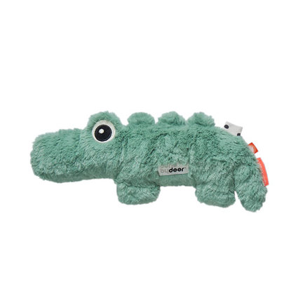 Petite peluche verte crocodile DONE BY DEER