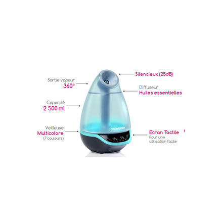 Hygro(+) Humidificateur à vapeur froide BABYMOOV - 20