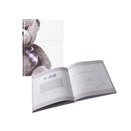 Mon journal de naissance Ourson Little Bear blanc DOMIVA - 2