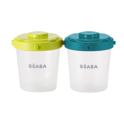 Lot de 6 portions clip 2ème âge 200ml BEABA - 2