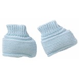 Chaussons maille bleu pascal naissance