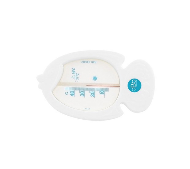 Thermometre de bain en forme de poisson blanc DBB