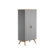 Chambre NAUTIS lit 60x120 commode armoire gris VOX - 2