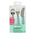 Set de 3 couverts inox airy green BEABA - 4