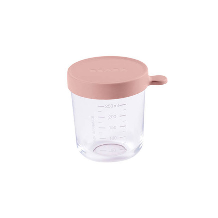 Portion verre 250 ml Rose BEABA