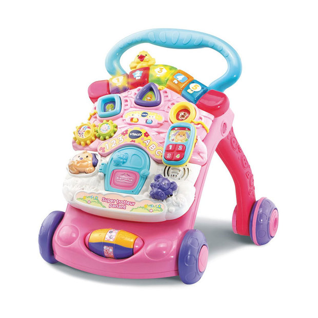 Super trotteur parlant 2en1 Rose VTECH