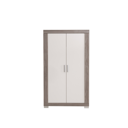 Armoire 2 portes HAUKE Bicolore BEBE9 CREATION