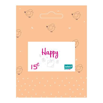 Carte cadeau 15 € BEBE9 CREATION