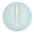 Duo assiette cuillère en silicone Bleu Clair NATTOU - 2