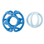 Set de 2 balles en silicone Bleu Pétrole/Bleu Clair Lapidou