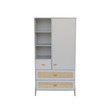 Chambre TRIO Lit 60x120 Commode Armoire MARELIA Lune THEO - 9