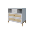 Chambre TRIO Lit 60x120 Commode Armoire MARELIA Lune THEO - 14