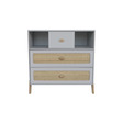 Chambre TRIO Lit 70x140 Commode Armoire MARELIA Lune THEO - 12