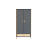 Armoire 2 portes Cannage Tressage Rotin OCEANIA Silex