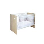 Lit bébé 60x120 EDEN Bois/Blanc