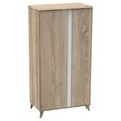 Chambre TRIO Lit 60x120 Commode Armoire NOVA Blanc SAUTHON - 4