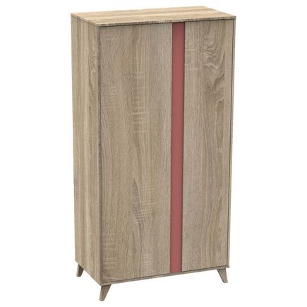 Armoire 2 portes NOVA Rose SAUTHON