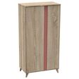 Chambre TRIO Lit 70x140 Commode Armoire NOVA Rose SAUTHON - 5