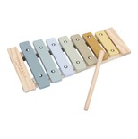 Xylophone en bois Bleu