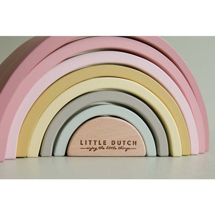 Arc en Ciel en bois Rose LITTLE DUTCH - 10