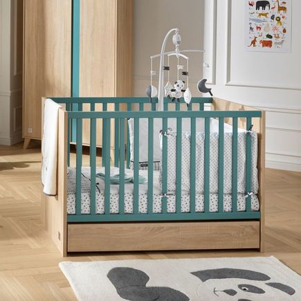 Lit bébé 120x60 NOVA Argile douce SAUTHON - 4