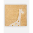 Tapis duveteux girafe 120x120 cm bio Tiga Stegi & Ops NOUKIE 'S