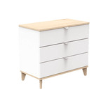 Commode 3 tiroirs AUBIN Blanc