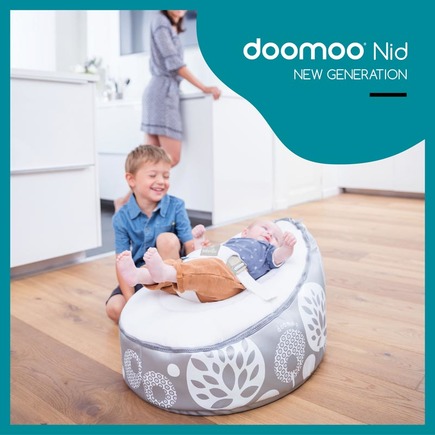 Doomoo® Nid Flower Argent Transat Microbilles Evolutif BABYMOOV - 8