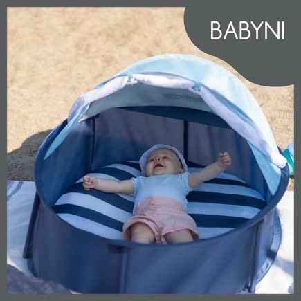  Babyni Aire de Jeux & lit d'appoint Anti-UV FPS 50+ Marinière BABYMOOV - 8