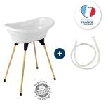 Kit Baignoire VASCO Blanc Muguet : Baignoire + Pieds + Tuyau de vidange