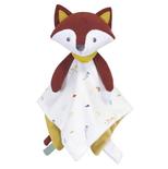 Doudou renard 34x34 cm Ecru/sauge/terracotta