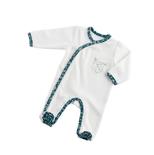 Pyjama Naissance sans col motif végétal Promenons nous