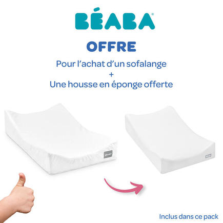 Matelas à langer Sofalange + Housse éponge offerte BEABA