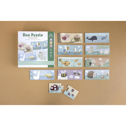 Duo Puzzle Flowers & Butterflies LITTLE DUTCH - 5