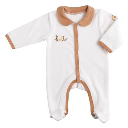 Pyjama 1 mois écru SUNLIGHT SAUTHON Baby déco