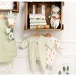 Pyjama 1 mois rayures vertes BOTANICA SAUTHON Baby déco