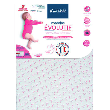 Matelas évolutif 70 x 140 cm CANDIDE - 12