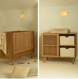 Chambre DUO Lit 60x120 Commode HAI NO KI