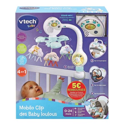 Mobile Musical Mobilo Clip des baby Loulous VTECH - 2