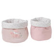 Set de 2 Paniers de Soins Rose ALICE & POMME NATTOU