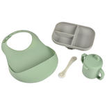 Coffret Les Essentiels Repas Silicone Vert Sauvage