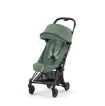 Poussette Coya Matt Black - Leaf Green