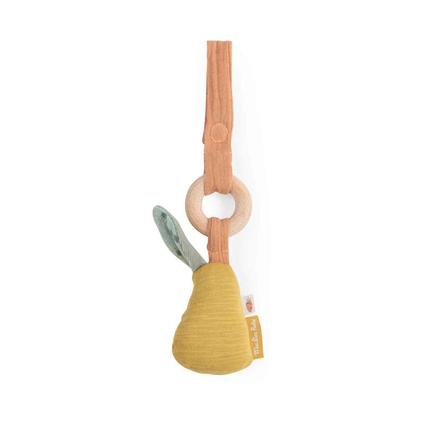 Hochet Anneau Bois Poire Multicolore Trois Petits Lapins MOULIN ROTY